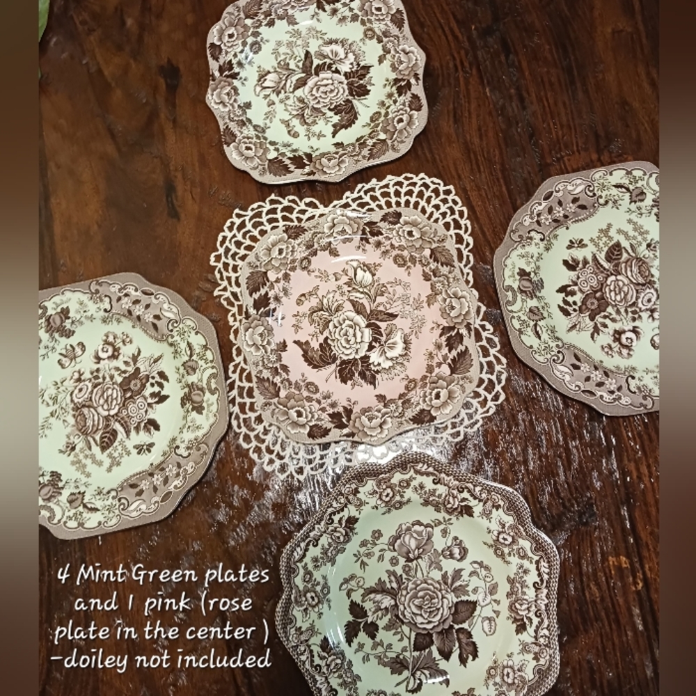 5 Spode Collection Plates